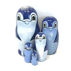 1174 - Matriochka Poupées Russes Dauphins