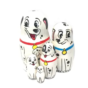 1191 - Matriochka Poupées Russes Dalmatiens