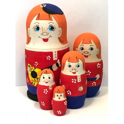 1279 - Boys Matryoshka Russian Nesting Dolls