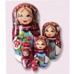 1613 - Matryoshka Russian Nesting Dolls Cherries