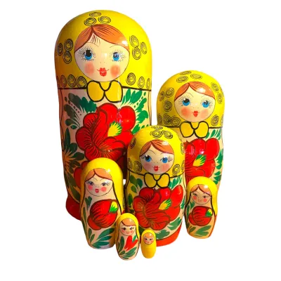 1705  - Matriochka Poupées Russes Traditionnelles