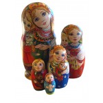 1719 - Matryoshka Russian Nesting Dolls One a Kind Irina Starkina