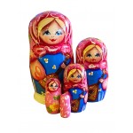 1842 - Matryoshka Russian Nesting Dolls Balalaika