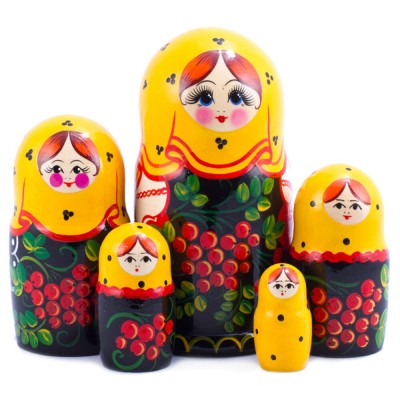 1926 - Matryoshka Russian Nesting Dolls Berries