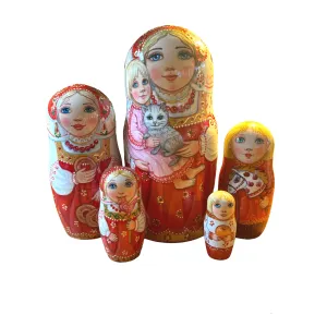 1989 - Matriochka Poupées Russes Modèle Unique Irina Starkina