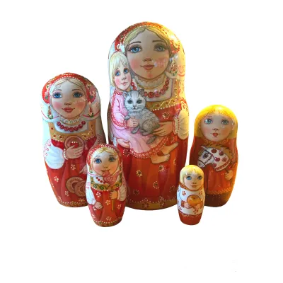 1989 - Matriochka Poupées Russes Modèle Unique Irina Starkina