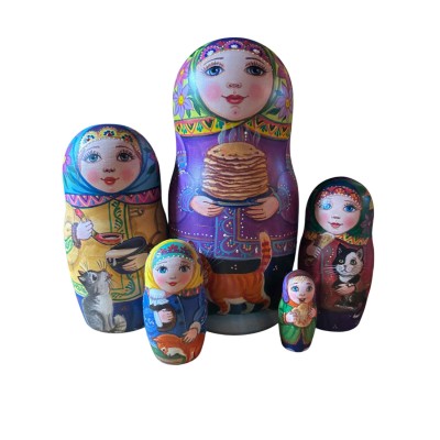2114 - Matriochka Poupées Russes Modèle Unique Irina Starkina