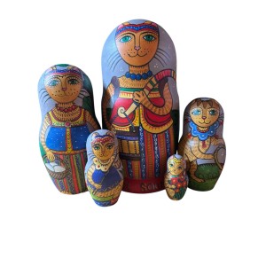 2115 - Matryoshka Russian Nesting Dolls One a Kind Irina Starkina