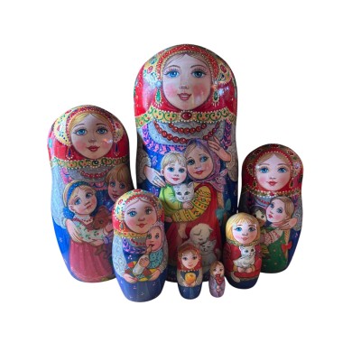 2116 - Matriochka Poupées Russes Modèle Unique Irina Starkina