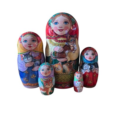 2117 - Matryoshka Russian Nesting Dolls One a Kind Irina Starkina