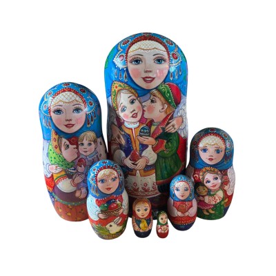 2122 - Matriochka Poupées Russes Modèle Unique Irina Starkina