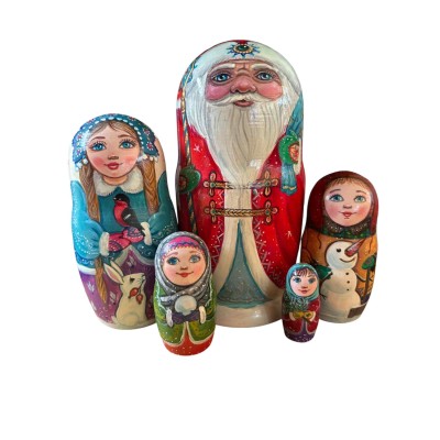 2124 - Matryoshka Russian Nesting Dolls One a Kind Irina Starkina