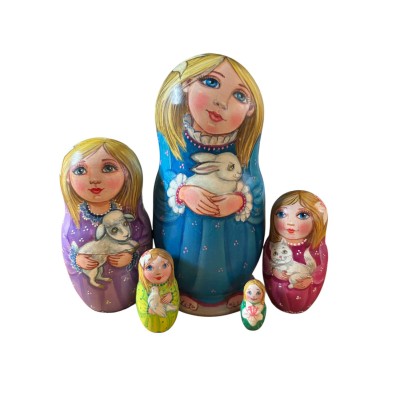 2125 - Matriochka Poupées Russes Modèle Unique Irina Starkina