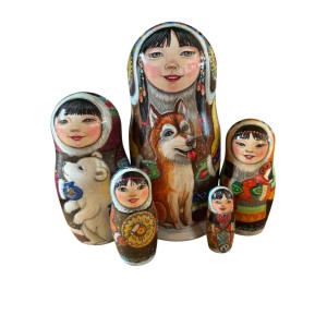 2127 - Matriochka Poupées Russes Modèle Unique Irina Starkina