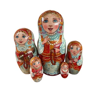 2162 - Matriochka Poupées Russes Modèle Unique Irina Starkina