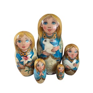 2163 - Matriochka Poupées Russes Modèle Unique Irina Starkina