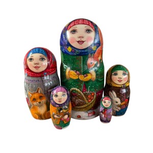 2166 - Matriochka Poupées Russes Modèle Unique Irina Starkina