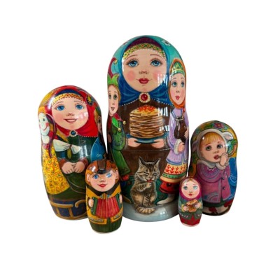 2168 - Matriochka Poupées Russes Modèle Unique Irina Starkina