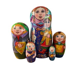 2169 - Matriochka Poupées Russes Modèle Unique Irina Starkina