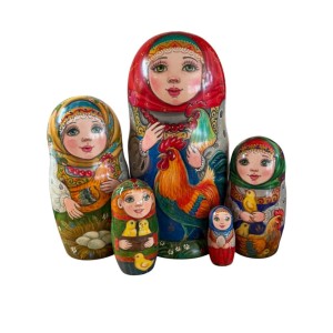 2170 - Matryoshka Russian Nesting One of a Kind Irina Starkina
