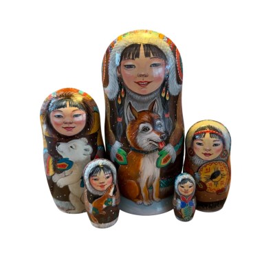 2173 - Matriochka Poupées Russes Modèle Unique Irina Starkina