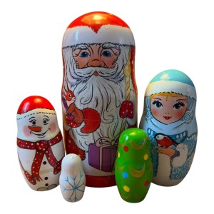 2174 - Matriochka Poupées Russes Père Noël 2174 - Matriochka Poupées Russes Père Noël