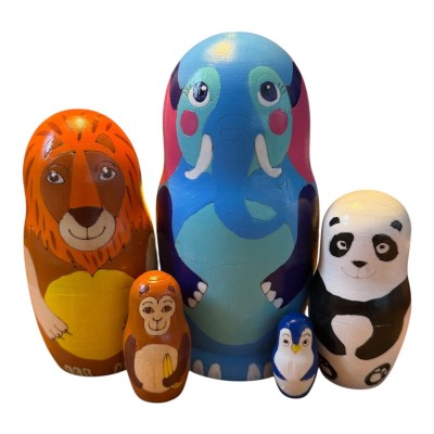 2186 - Matriochka Poupées Russes Animaux 2186 - Matriochka Poupées Russes Animaux