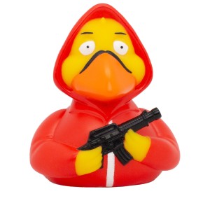 Red Money Rubber Duck Lilalu