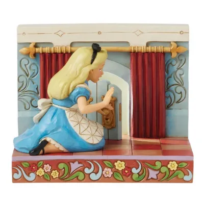 Alice et la Poignée de Porte Disney Tradition Jim Shore