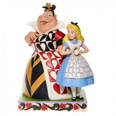 Alice and Queen of Hearts Disney Tradition Jim Shore