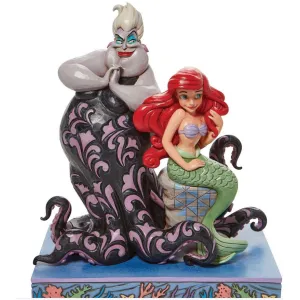 Ariel et Ursula Jim Shore Disney Tradition