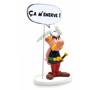 Statuette Astérix Bulle Ça M'Énerve !