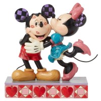 Love Kisses Mickey and Minnie Disney Tradition Jim Shore