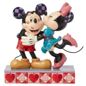 Baisers d'Amour Mickey et Minnie Disney Tradition Jim Shore