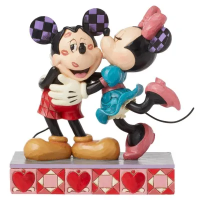 Baisers d'Amour Mickey et Minnie Disney Tradition Jim Shore