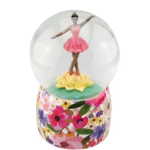 Ballerina and Flowers Musical Snow Globe Ballerina and Flowers Musical Snow Globe