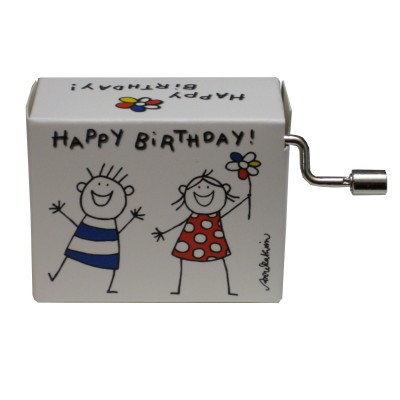 Happy Birthday #211 Handcrank Music Box