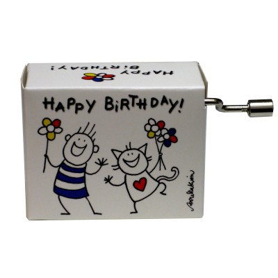 Happy Birthday #208 Handcrank Music Box