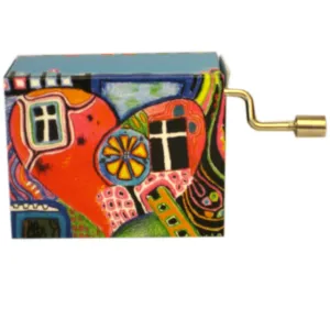 Bonne Fête Holz #204 - Handcrank Music Box