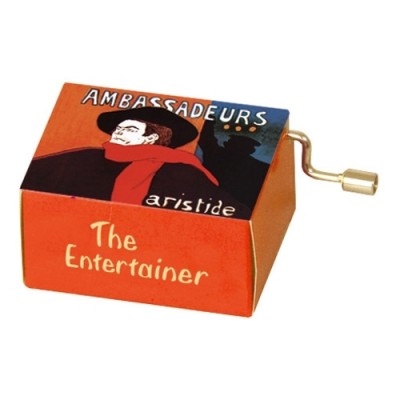 The Entertainer Lautrec #137 - Handcrank Music Box