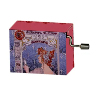 La Vie en Rose - Privat-Livemont #157 Handcrank Music Box
