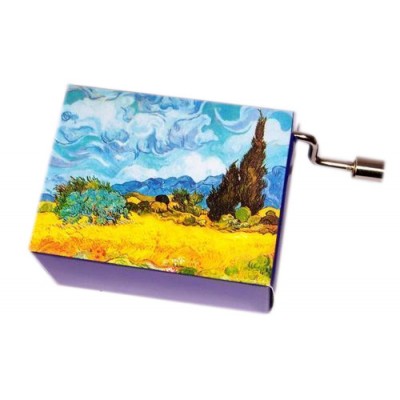 Spring Van Gogh #199 Handcrank Music Box