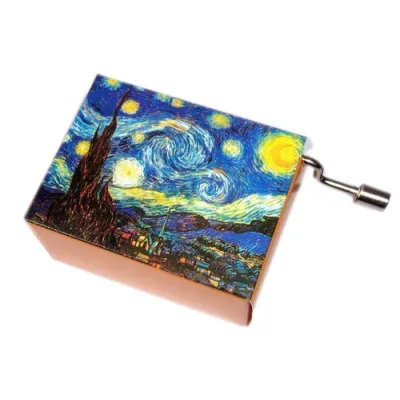 Waltz of Flowers Van Gogh #200 Handcrank Music Box
