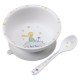 Bowl with Suction Pad and Spoon Blue Model The Little Prince