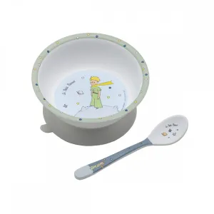 Bol à Ventouse avec Cuillère Planète Le Petit Prince