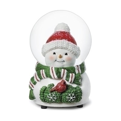 Bonhomme de Neige et Cardinal Boule à Neige Musicale