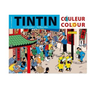 Cahier à Colorier Tintin Le Lotus Bleu