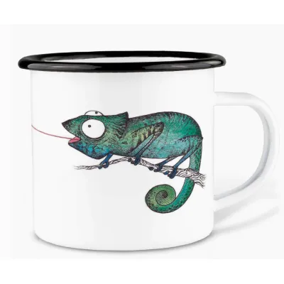 Le Caméléon et L'Insecte Tasse Camping Ligarti