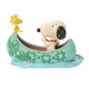 Snoopy et Woodstock en Canot Peanuts Jim Shore