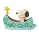 Snoopy et Woodstock en Canot Peanuts Jim Shore